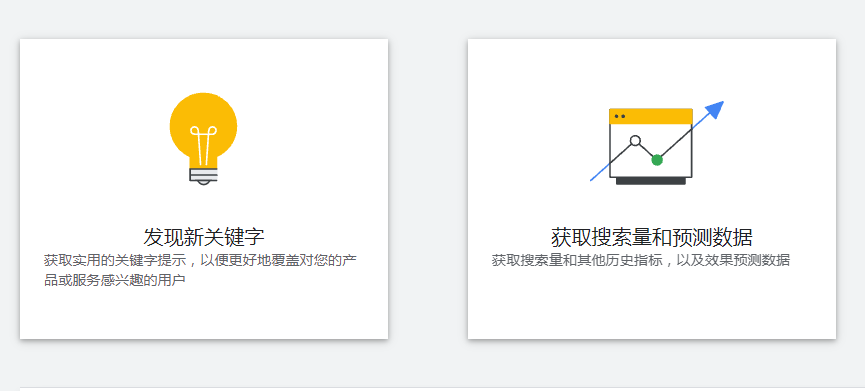 Google Ads关键字规划师