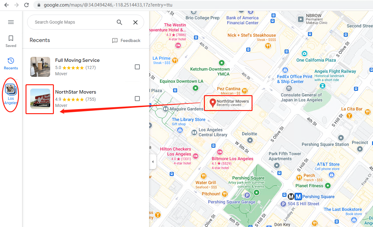 谷歌商家地图图片显示