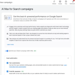 Google AI Max for search compaigns